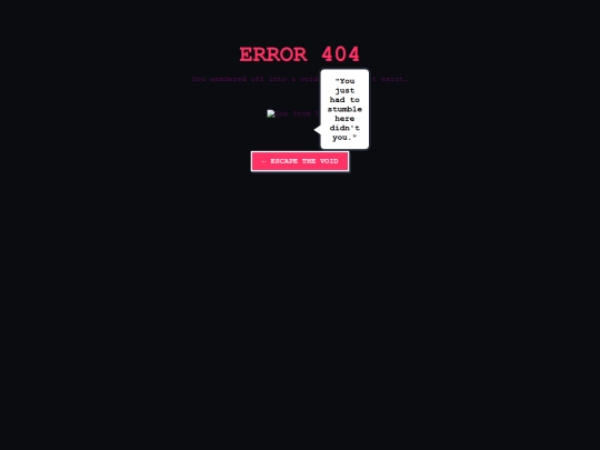 not_found screenshot