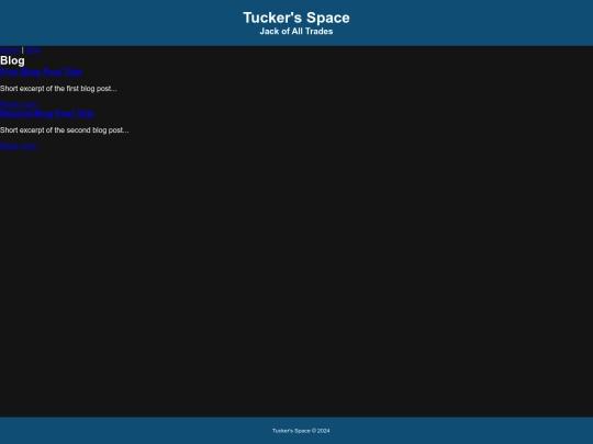 blog screenshot