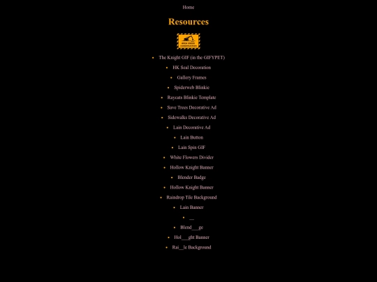 resources screenshot