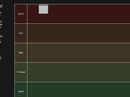ABDL_Tier_List_Maker screenshot
