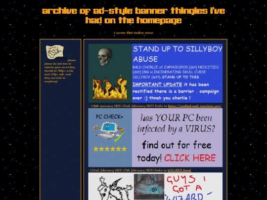 banners screenshot