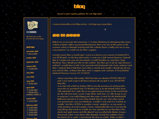 blog screenshot