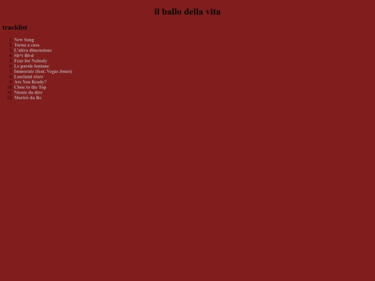 finny-corner/maneskin/il-ballo-della-vita screenshot