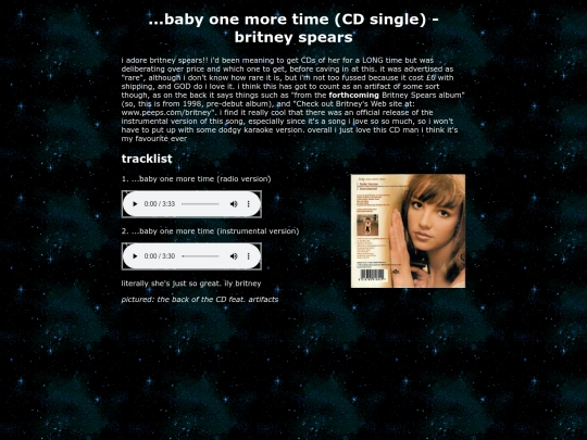music/cds/baby-one-more-time-single screenshot
