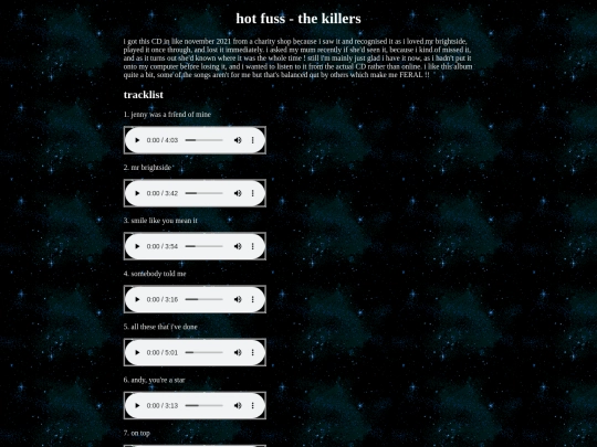 music/cds/hot-fuss screenshot