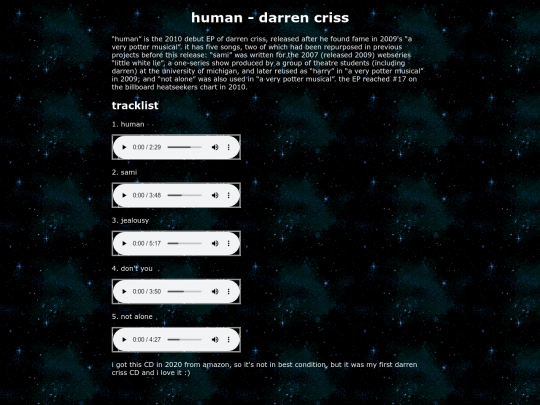 music/cds/human screenshot