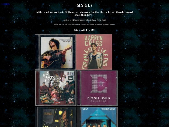 music/cds screenshot