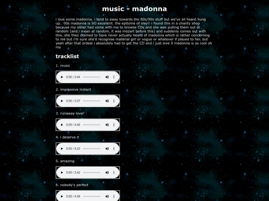 music/cds/music screenshot