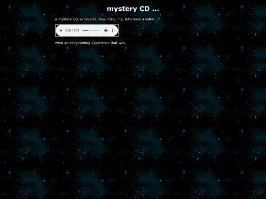 music/cds/mystery screenshot