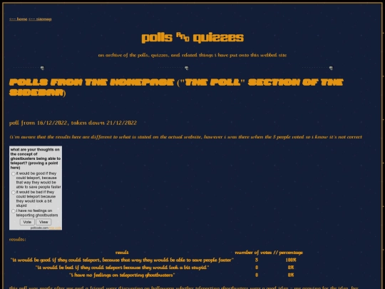 polls screenshot
