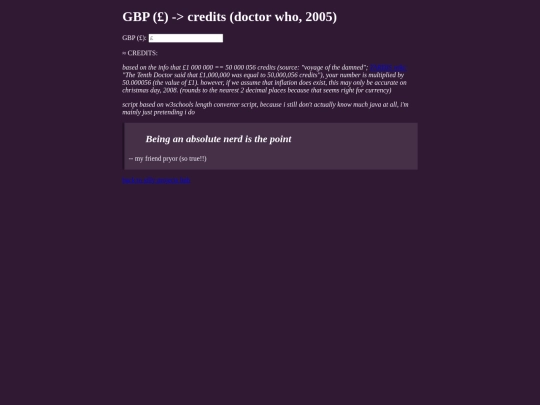 sillys/gbp-to-credits screenshot