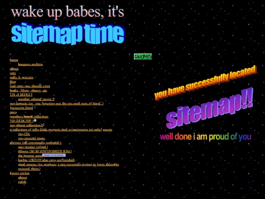 sitemap screenshot