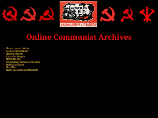 OnlineCommieArchives screenshot
