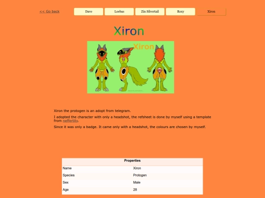 fursonas/xiron screenshot