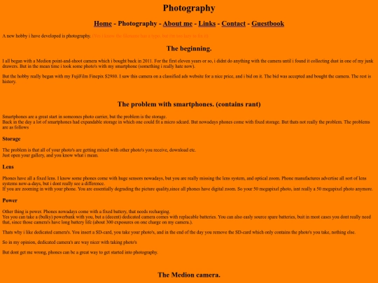 oldsite/photograpy screenshot