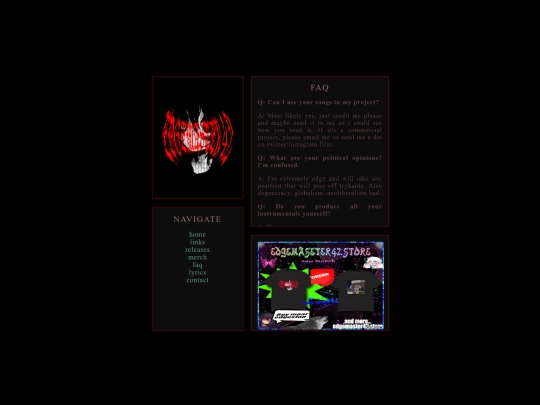 faq screenshot