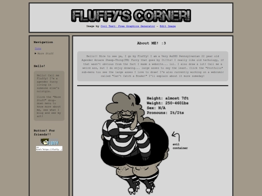 about-me screenshot