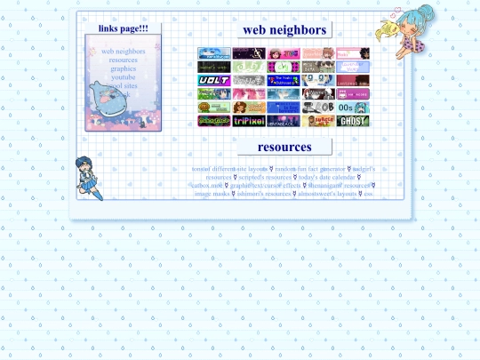 links screenshot