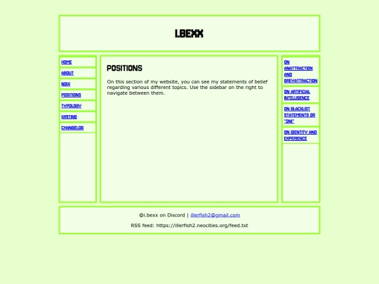 positions screenshot