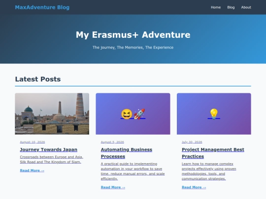 blog-home screenshot