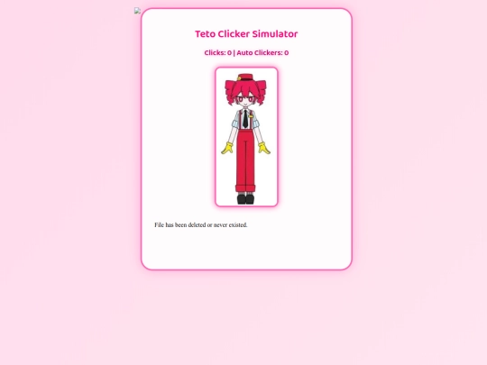 Teto_clicking_simulator/tetomain screenshot