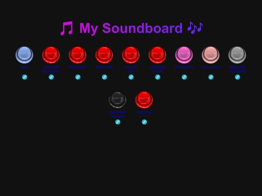 unrelated things/soundboards screenshot