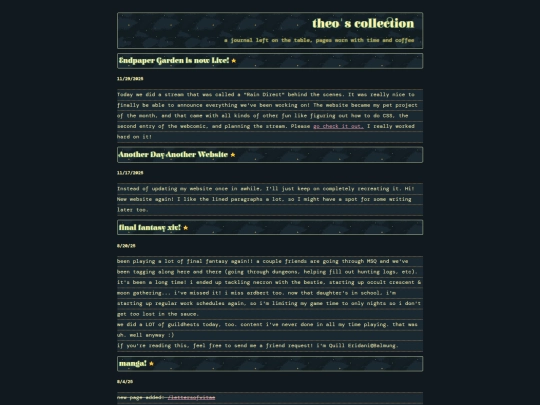 blog screenshot