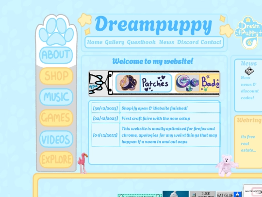 homepage screenshot