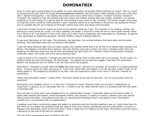 dominatrix screenshot