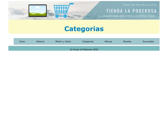 categorias screenshot