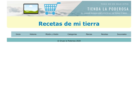recetas screenshot