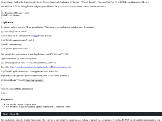 auth/application screenshot