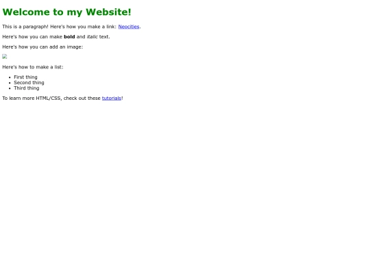 test screenshot