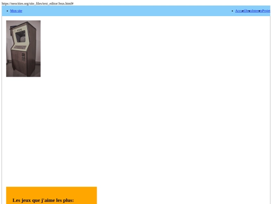 Jeux screenshot