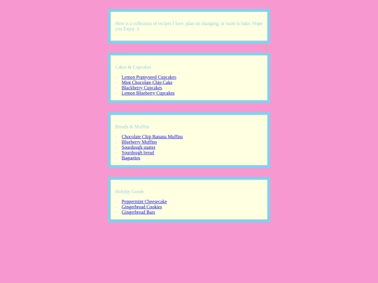 Recipes screenshot