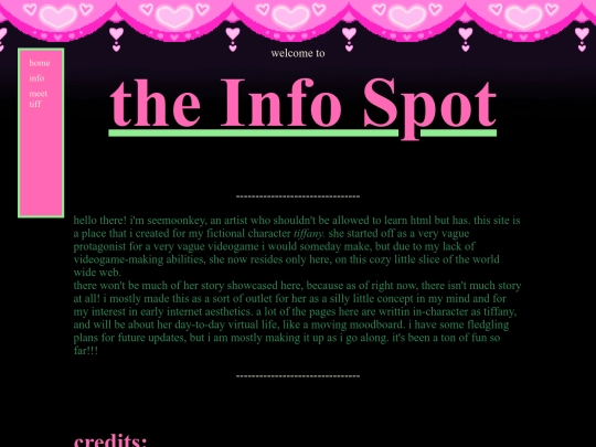 info screenshot
