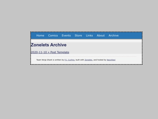 archive screenshot
