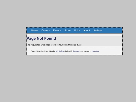 not_found screenshot