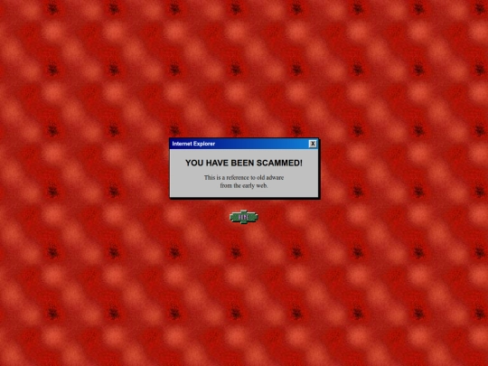 scammed screenshot