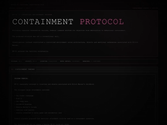 containment screenshot