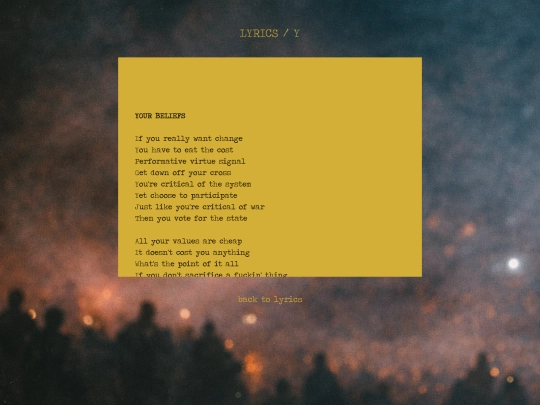 lyrics-y screenshot