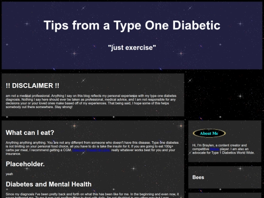everything links/diabetes screenshot