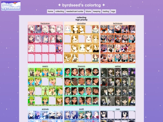 colorstcg/collecting screenshot