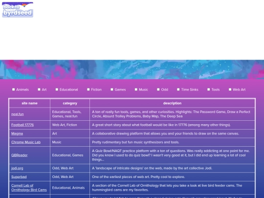 coolsites screenshot