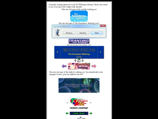 listsandrings screenshot