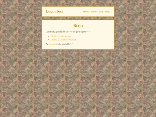 blog screenshot