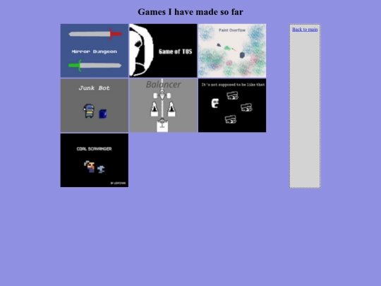 games screenshot