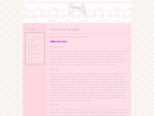 blog screenshot