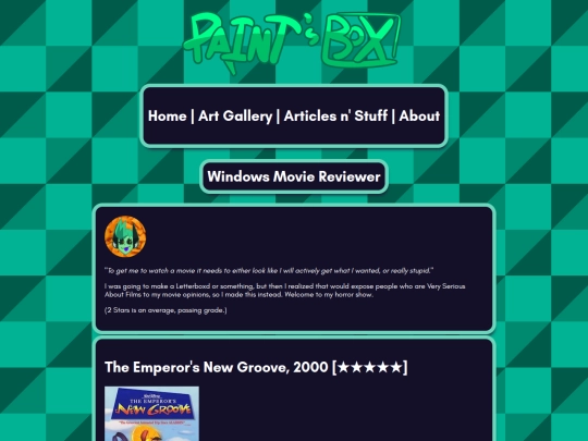 posts/moviereviews screenshot