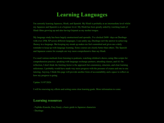 LearningLanguages screenshot